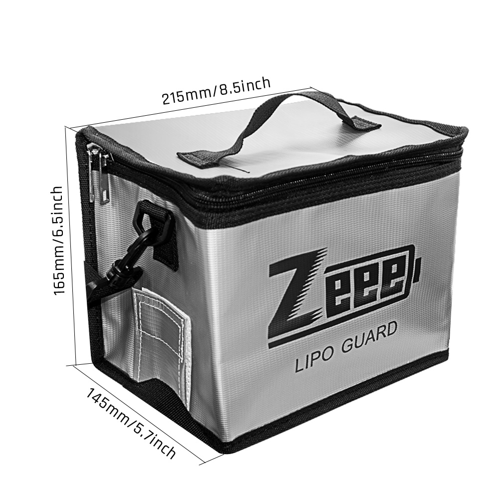 Zeee Lipo Battery Safe Bag 215 – обзор и цена Drone Battery Bag