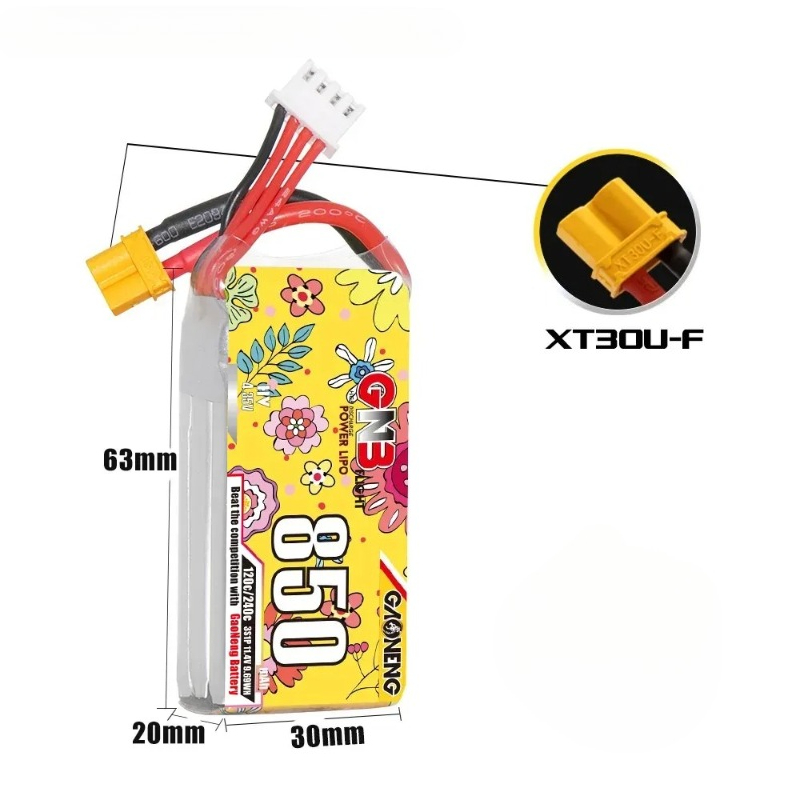 1 шт. новый аккумулятор GNB Li – обзор и цена Drone Battery 3S